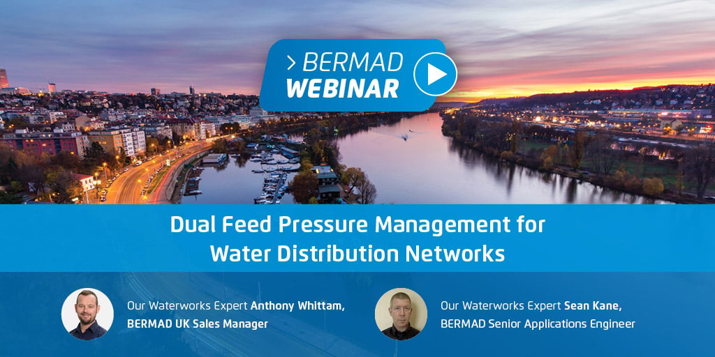 Dual Feed Pressure Management for Water Distribution Networks